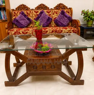 Shishu Wood Royal Sofa Set ( Hand-Made ) | Free Center Table