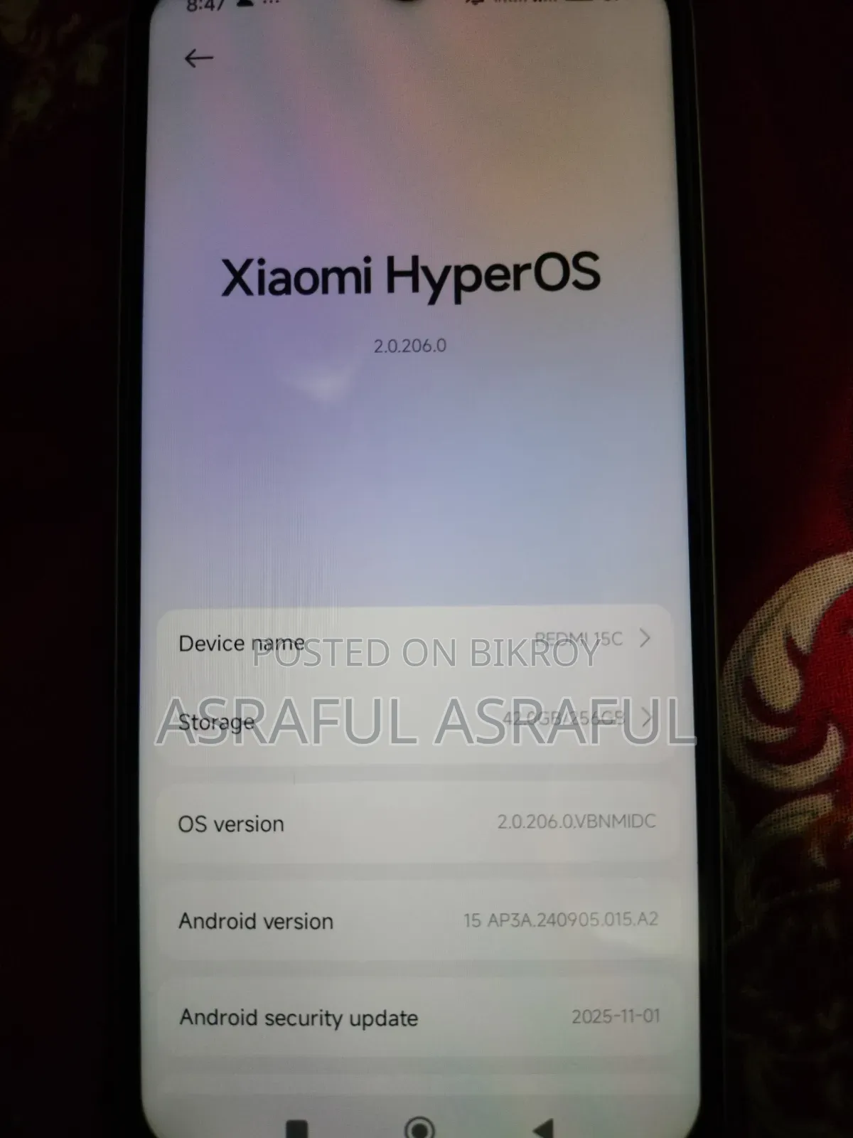 New Xiaomi Redmi 15C 4G 256 GB