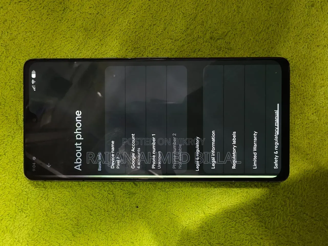Google Pixel 7 128 GB Black