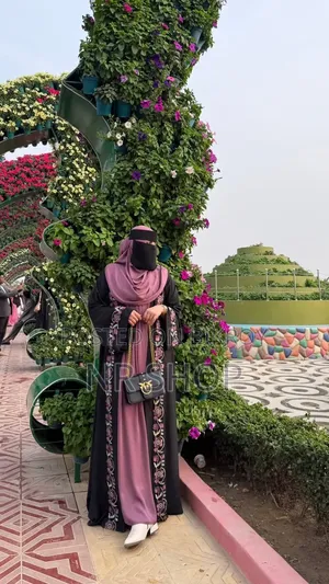 Embroidery Koti Borka (With Hijab)