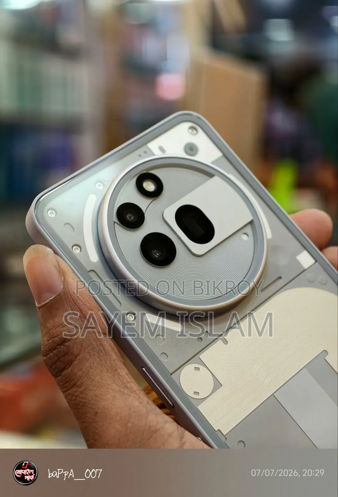 Nothing Phone 3a Pro 256 GB White