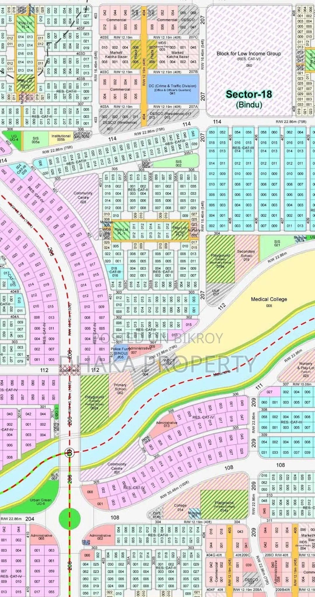 300ft Expressway 5 Katha West at Sector-18