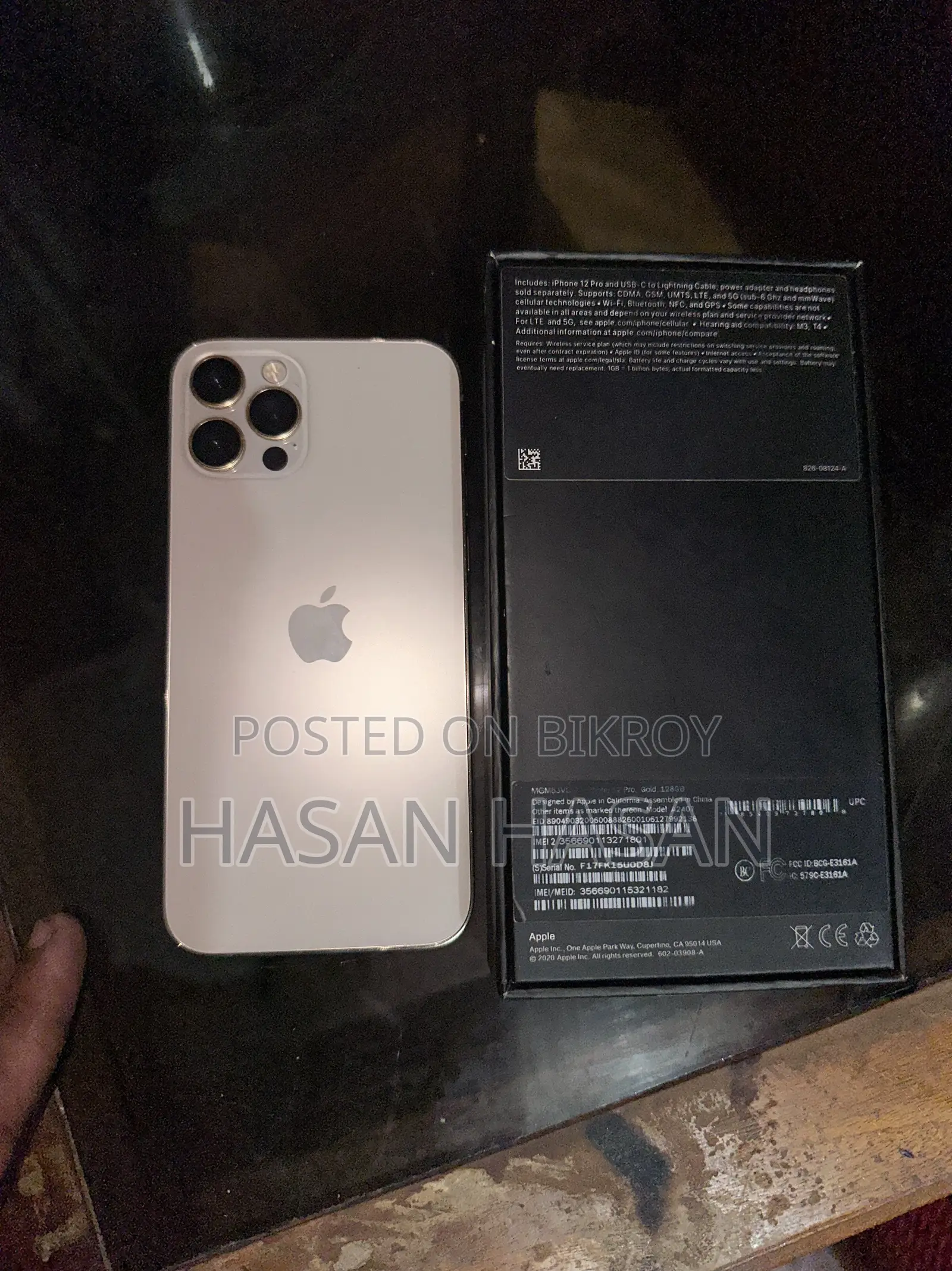 অ্যাপল আইফোন ১২ প্রো ১২৮ জিবি গোল্ড