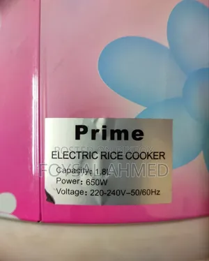 Prime Electric Rice Cooker – 1.8 Liter