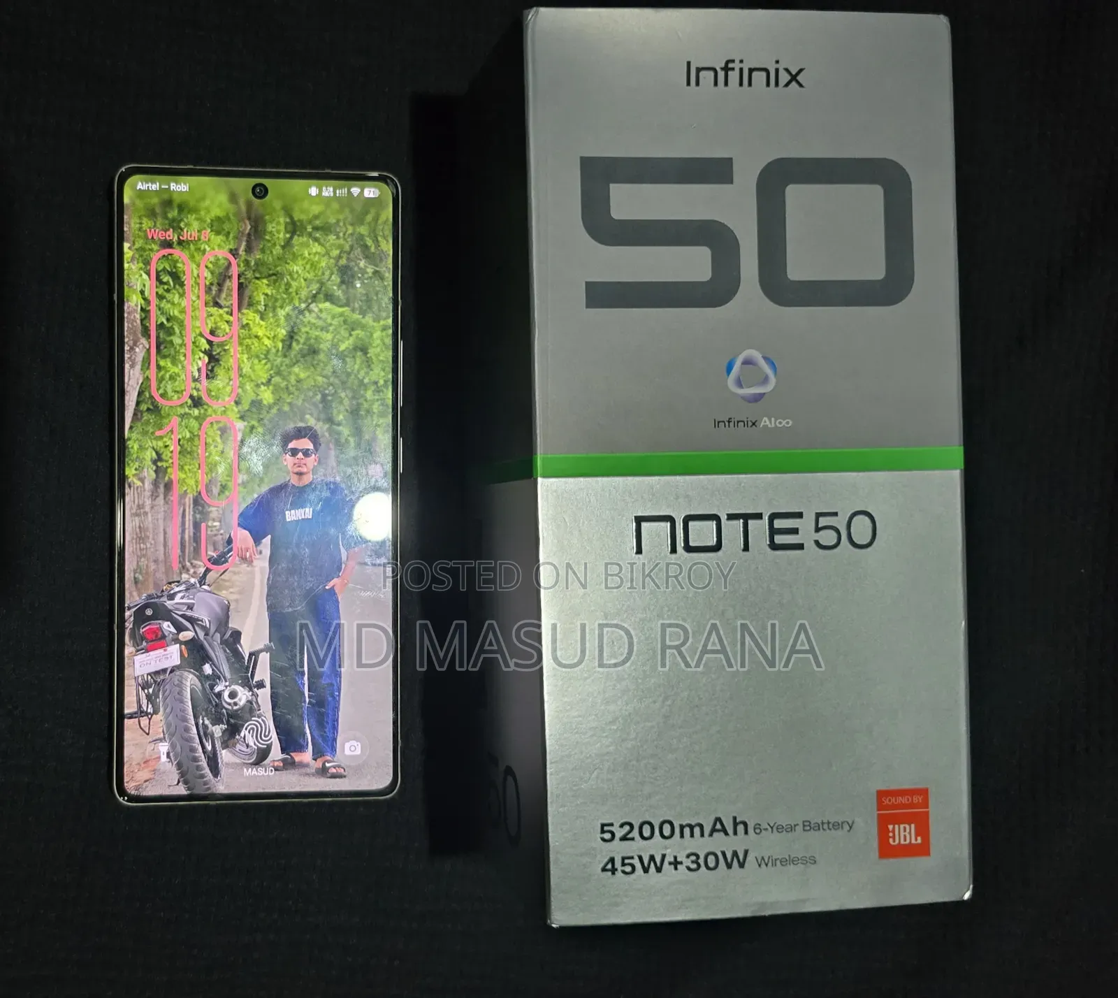 Infinix Note 50s 256 GB Gray