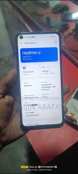 Realme 9i 128 GB Black
