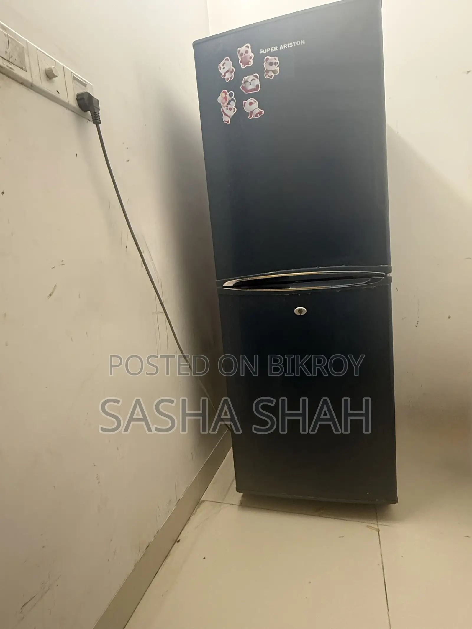 ভালো কন্ডিশনের ডাবল ডোর ফ্রিজ, সুপরিসর এবং যত্নসহকারে ব্যবহৃত