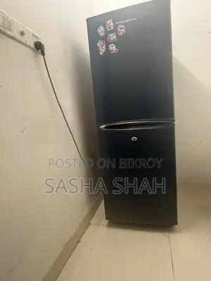 ভালো কন্ডিশনের ডাবল ডোর ফ্রিজ, সুপরিসর এবং যত্নসহকারে ব্যবহৃত