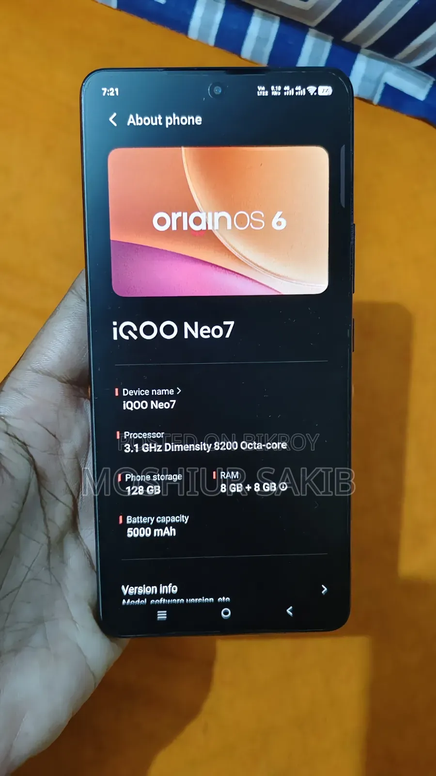 iQOO 128 GB Blue