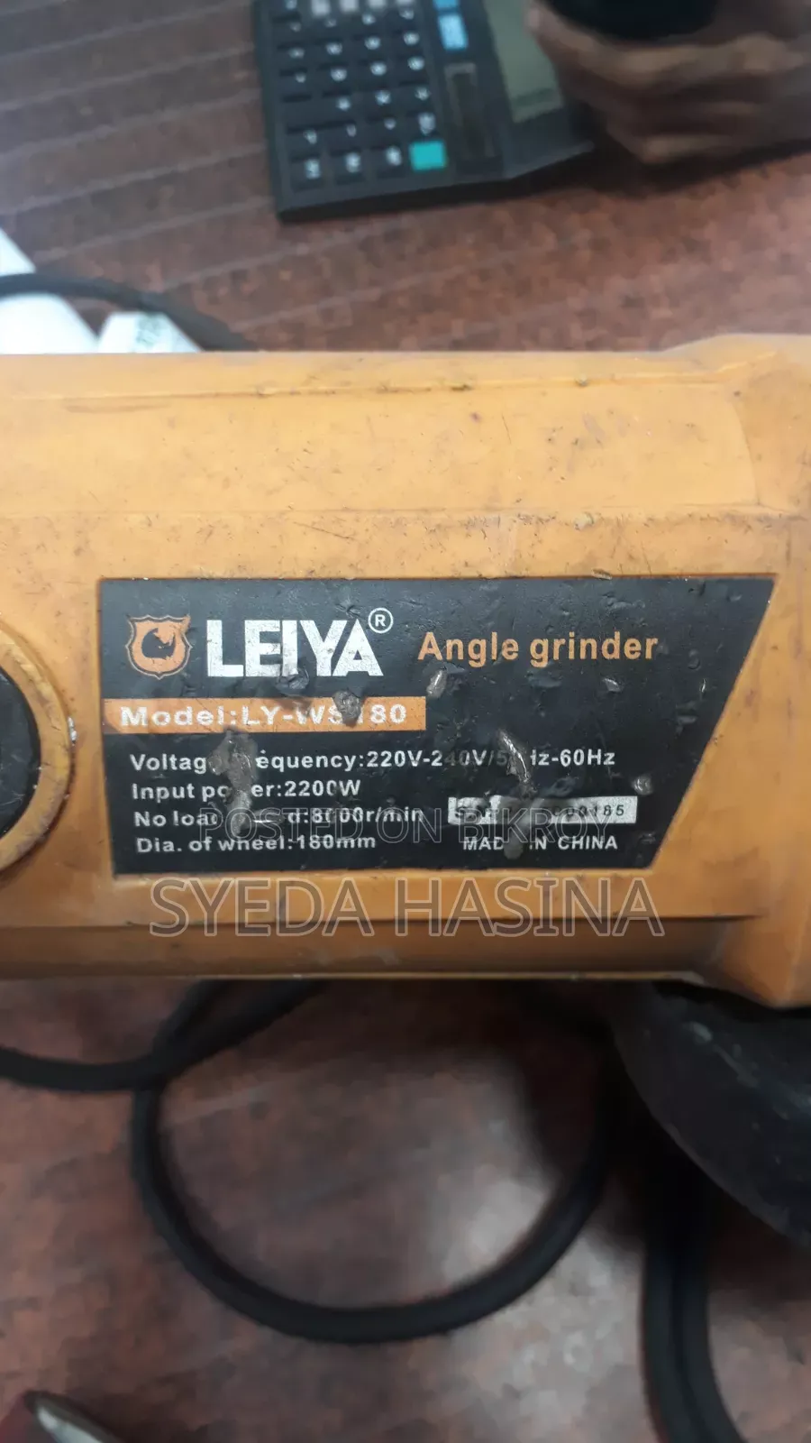 Leiya Angle Grinder