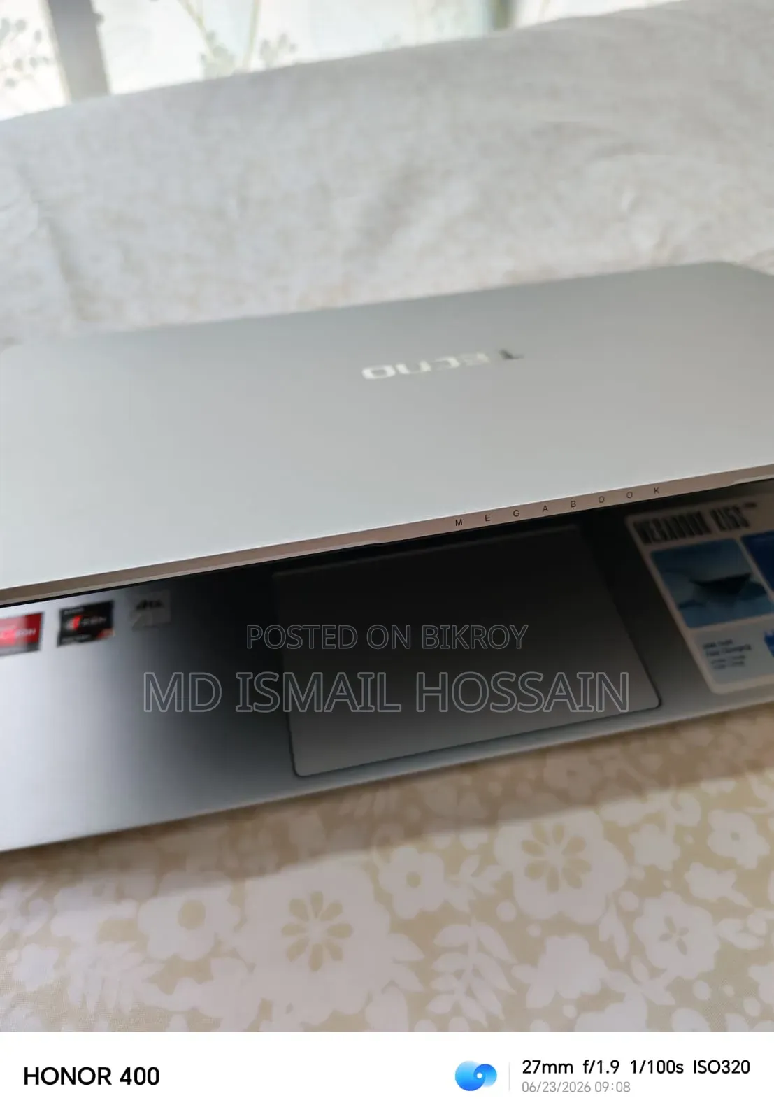 Laptop Tecno MEGABOOK K15S 16GB AMD Ryzen 5 SSD 512GB