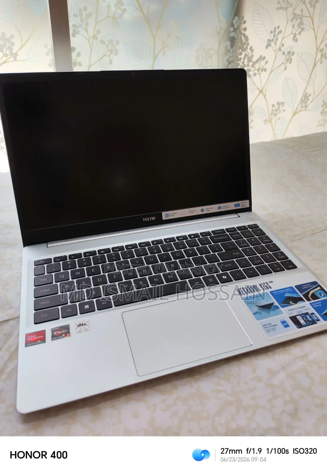 Laptop Tecno MEGABOOK K15S 16GB AMD Ryzen 5 SSD 512GB