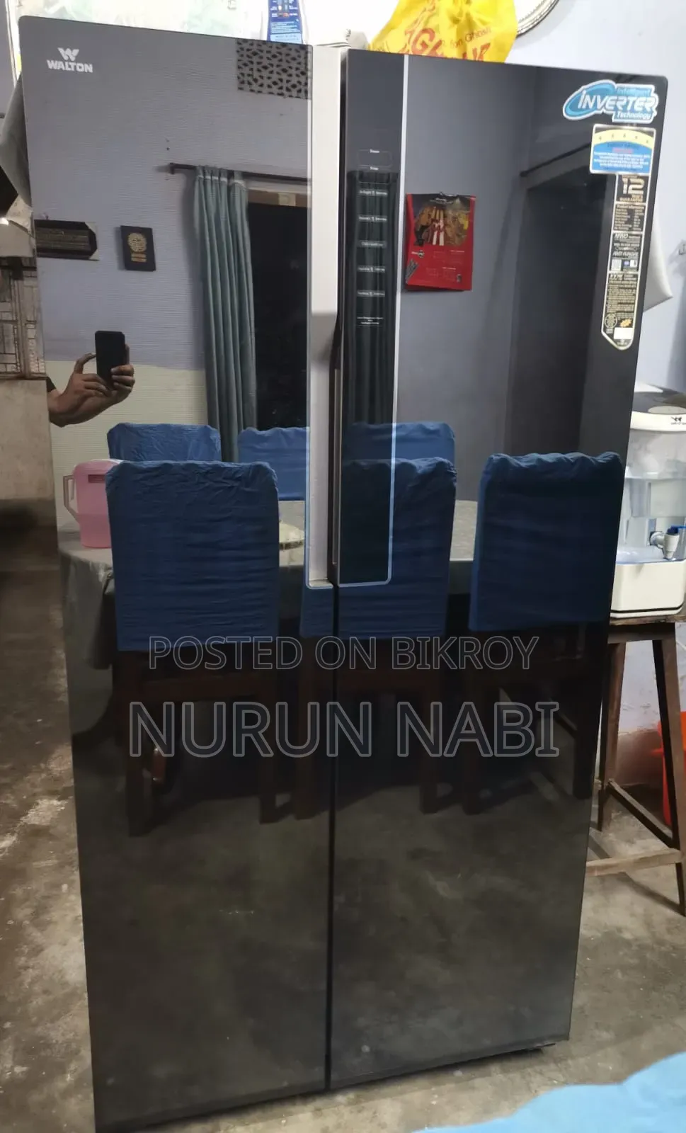 1 Walton No-Frost Double Door Fridge