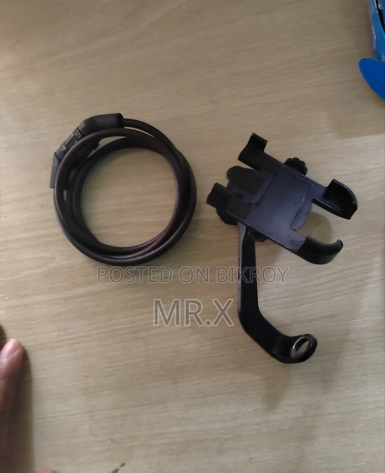 Helmet Lock Phone Holder Combo