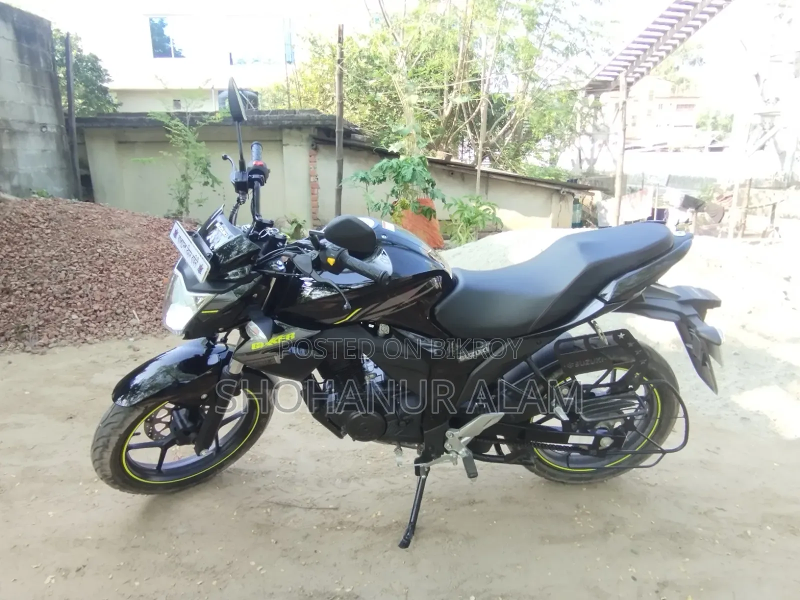 নিউ সুজুকি জিক্সার মনোটোন ২০২৫ কালো