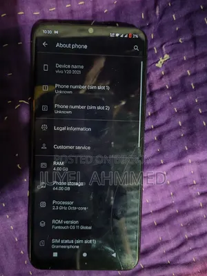 Vivo Y20 64 GB Blue