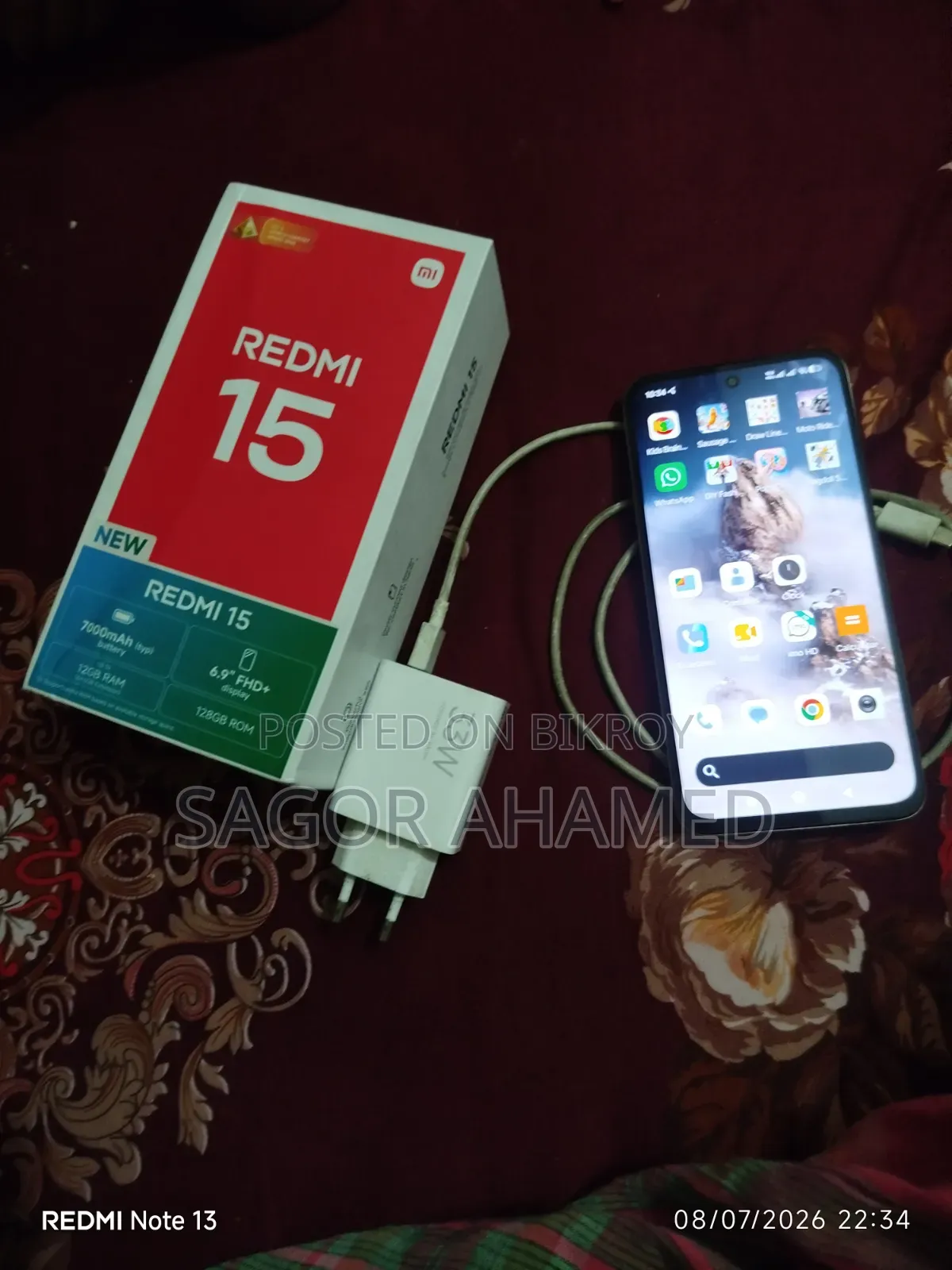 Xiaomi Redmi 15 128 GB Silver