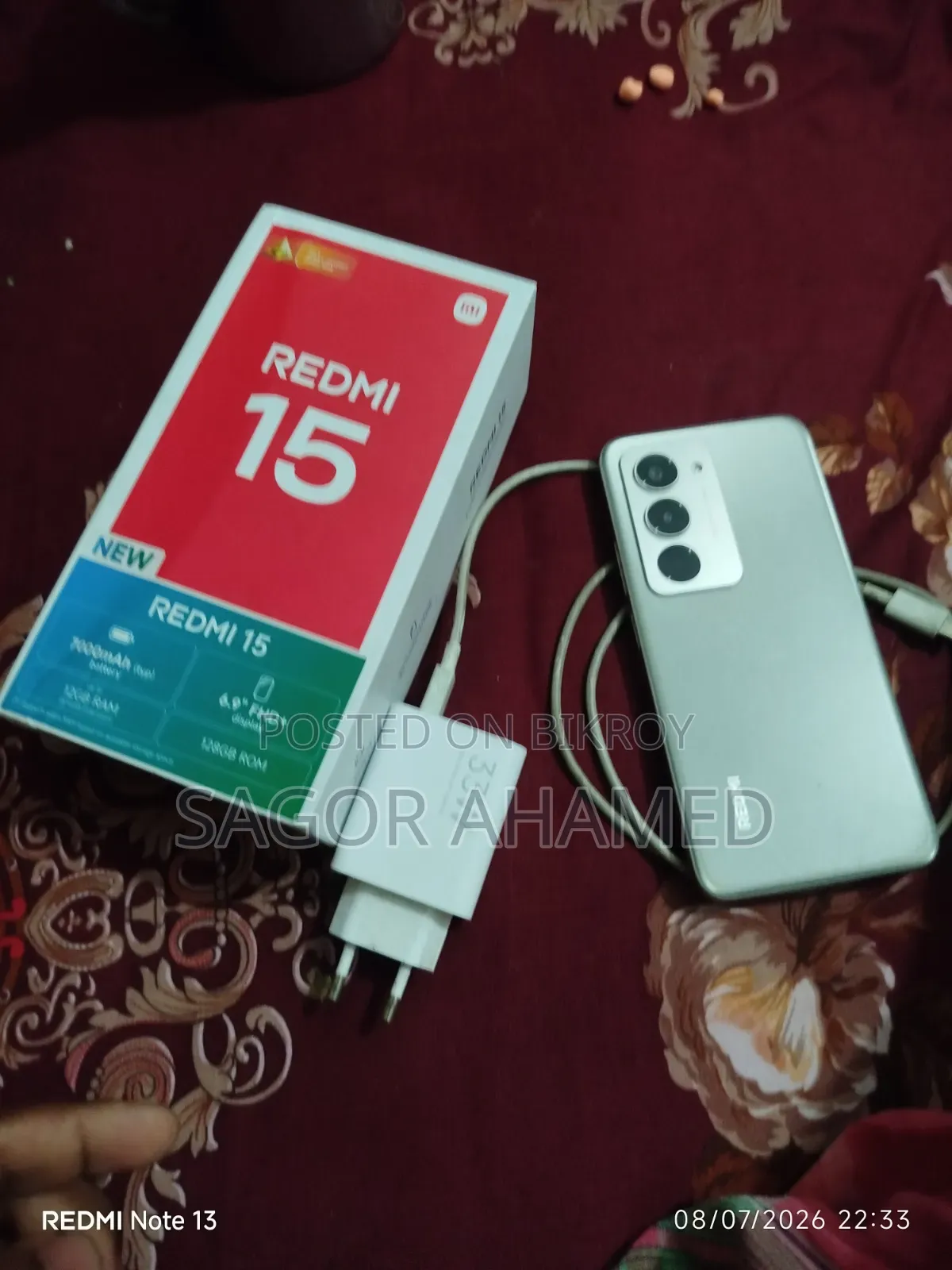 Xiaomi Redmi 15 128 GB Silver