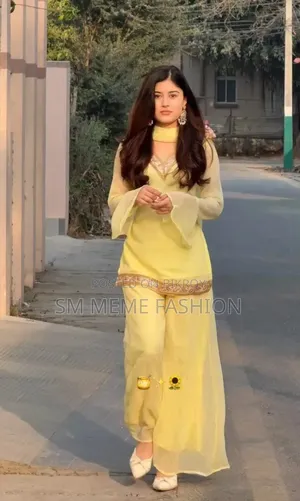 জর্জেট সিকোয়েন্স থ্রি পিস