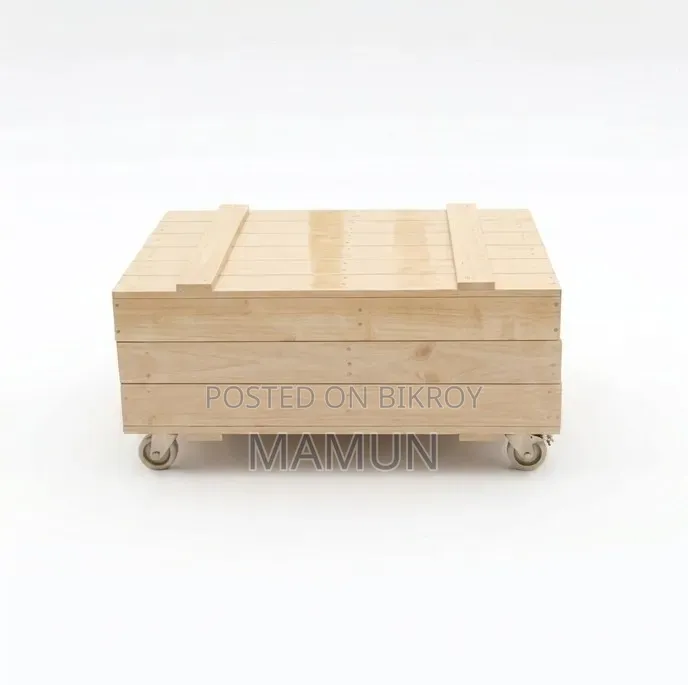 Portable Wooden Food Cart (Easily Transportable)