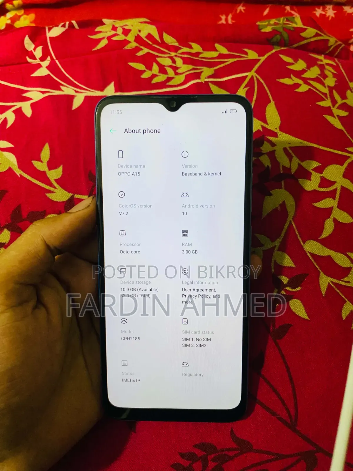 Oppo A15 32 GB Blue