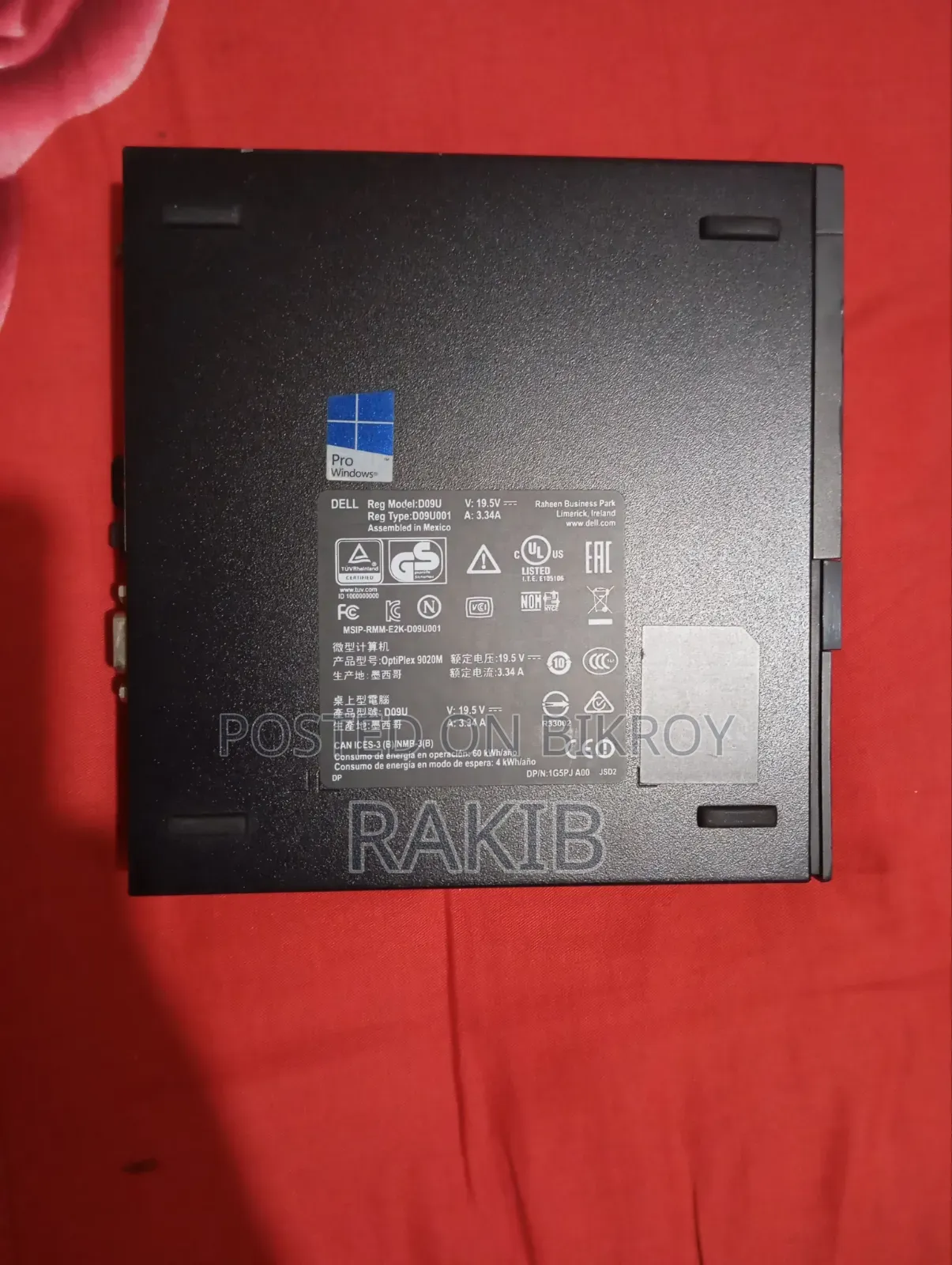 Desktop Computer Dell OptiPlex 9020 4GB Intel Core I5 SSD 128GB