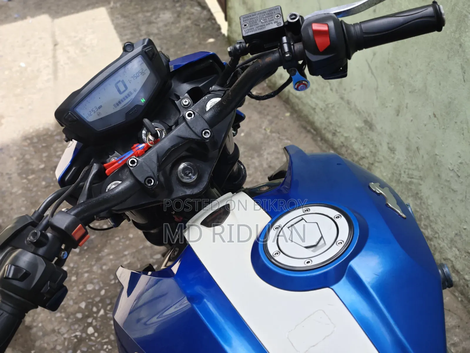 TVS Apache RTR 160 4V 2018 Blue