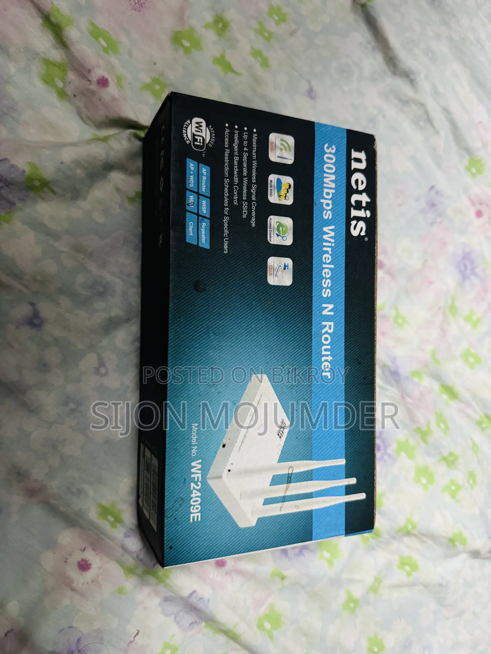 Netis Wf2409e Wifi Router | Box + Original Adapter+Cable| 100% Running