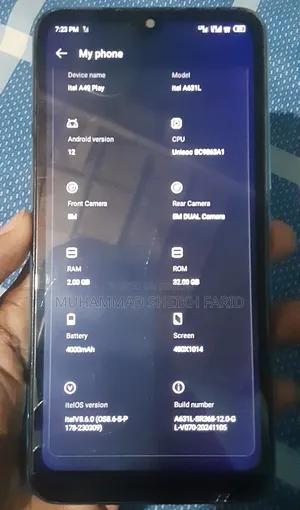Itel A49 Play 32 GB Blue