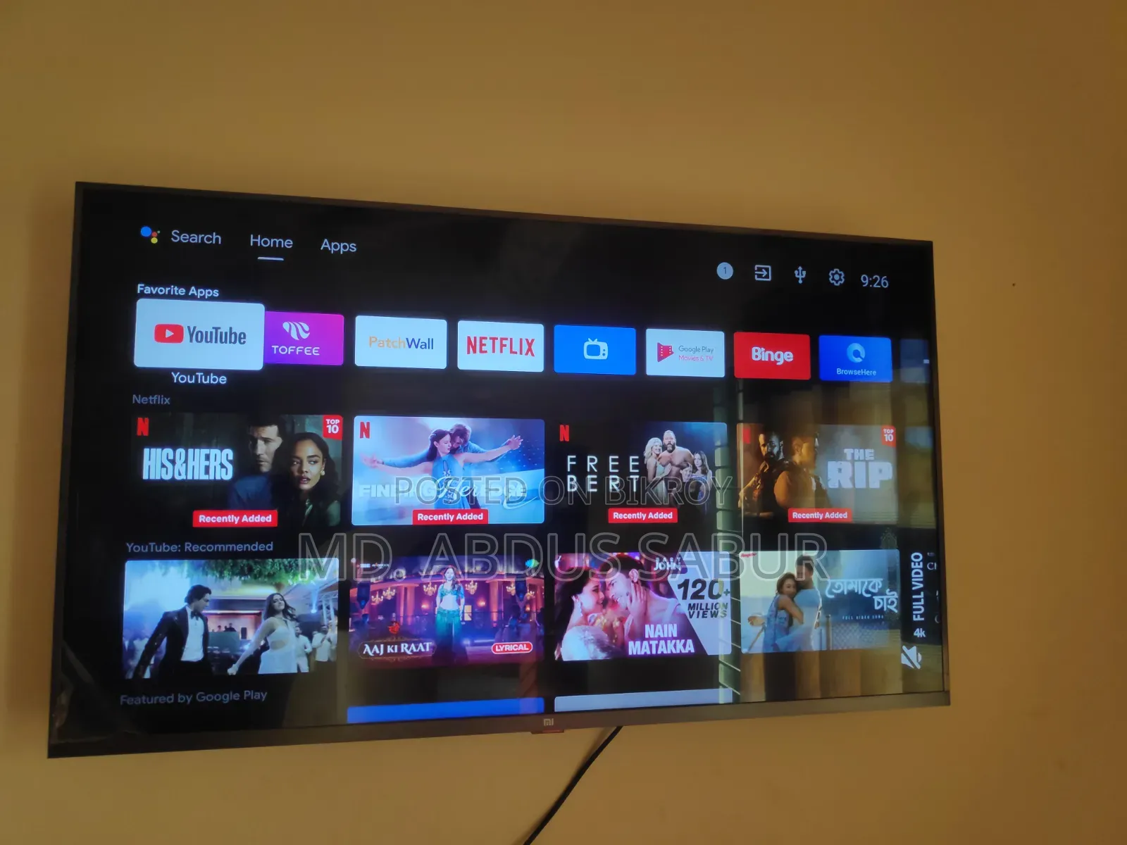 Mi 43" Android TV for sale