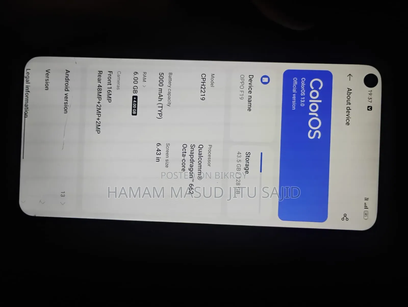Oppo 128 GB Black
