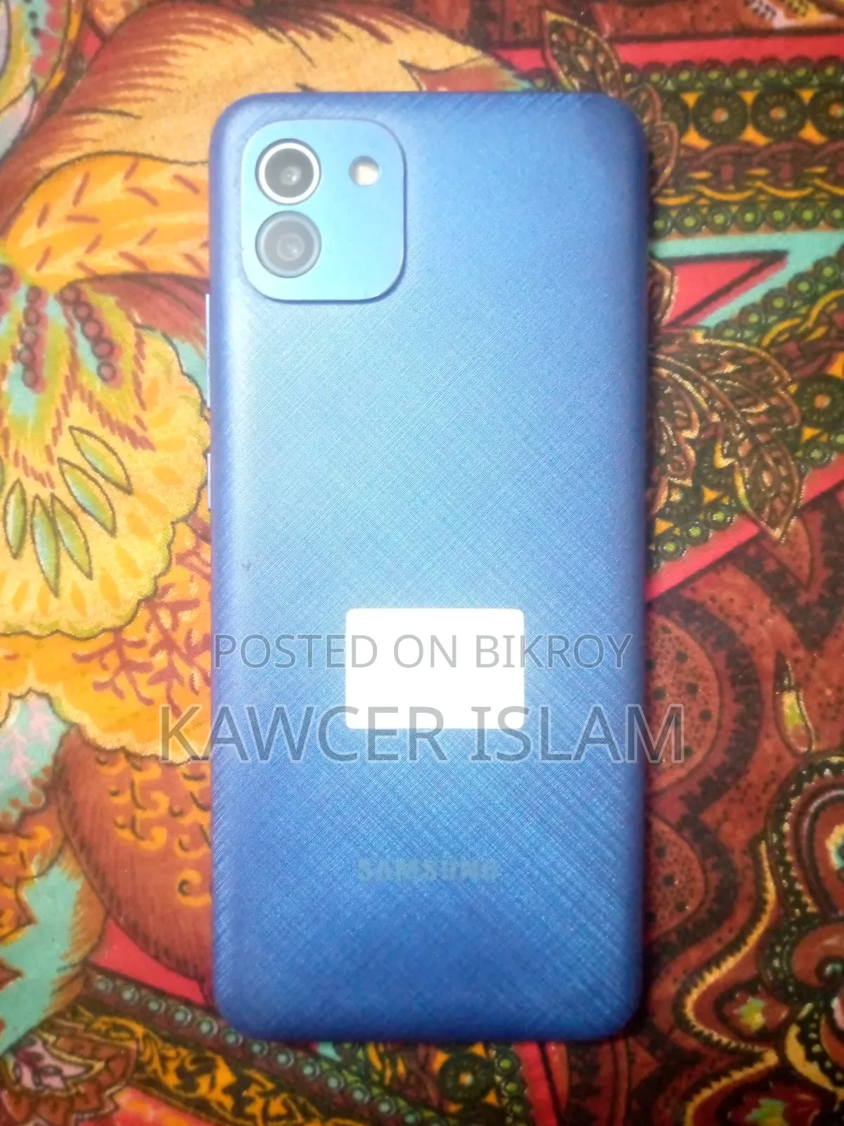 স্যামসাং গ্যালাক্সি এ০৩ ৩২ জিবি ব্লু