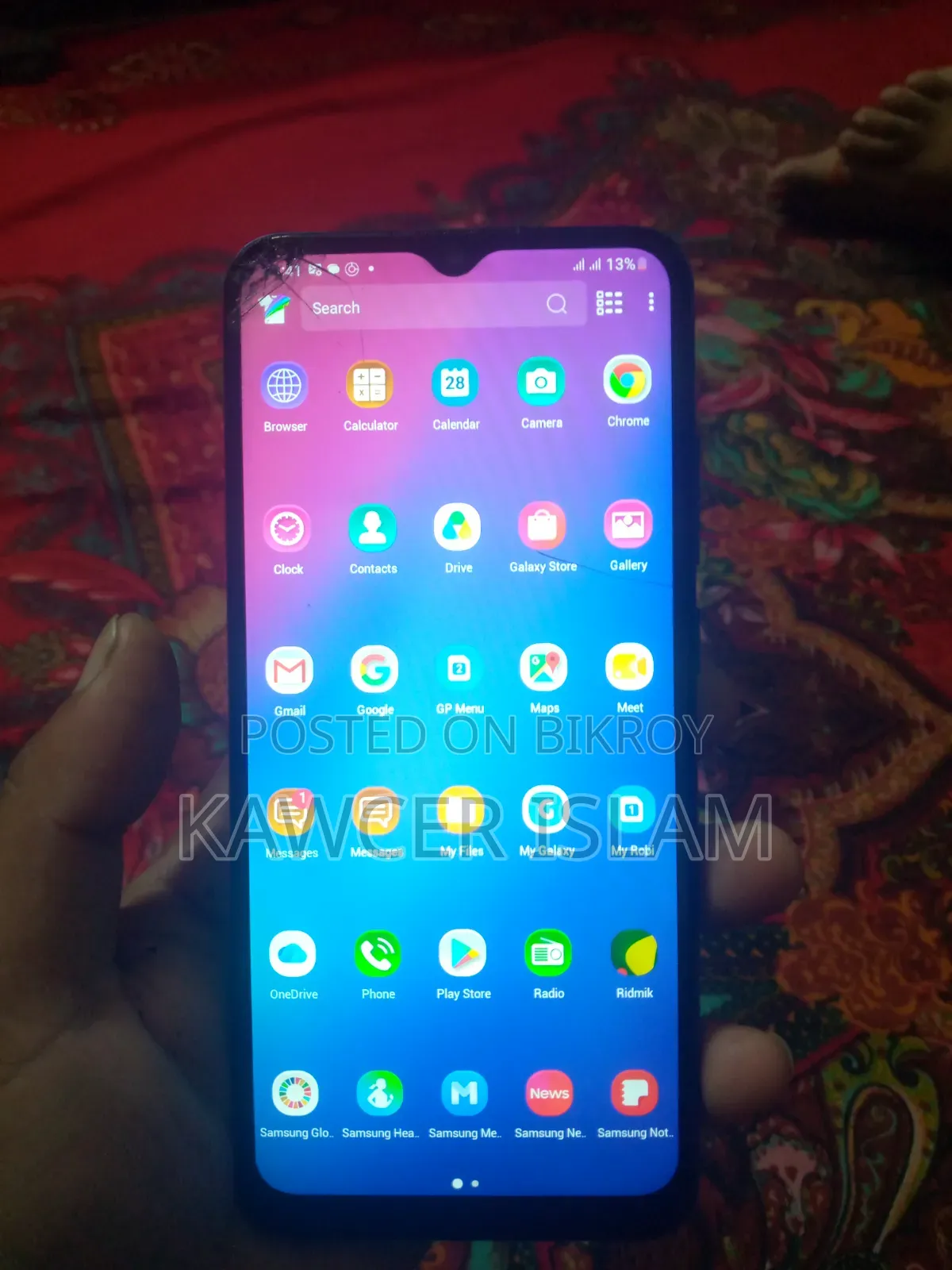 স্যামসাং গ্যালাক্সি এ০৩ ৩২ জিবি ব্লু