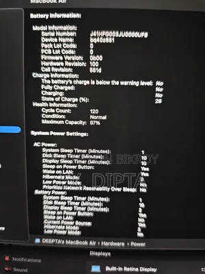 Laptop Apple MacBook Air 2025 M4 16GB Apple M4 SSHD+SSD 256GB