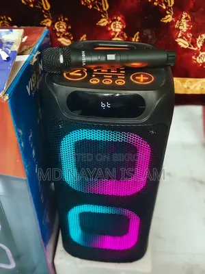Vision Portable Party Speaker Bass Boosted Bluetooth Speaker
