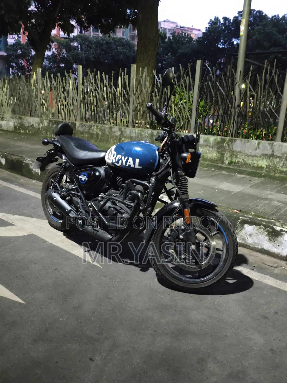 Royal Enfield Hunter 350 2025 Blue