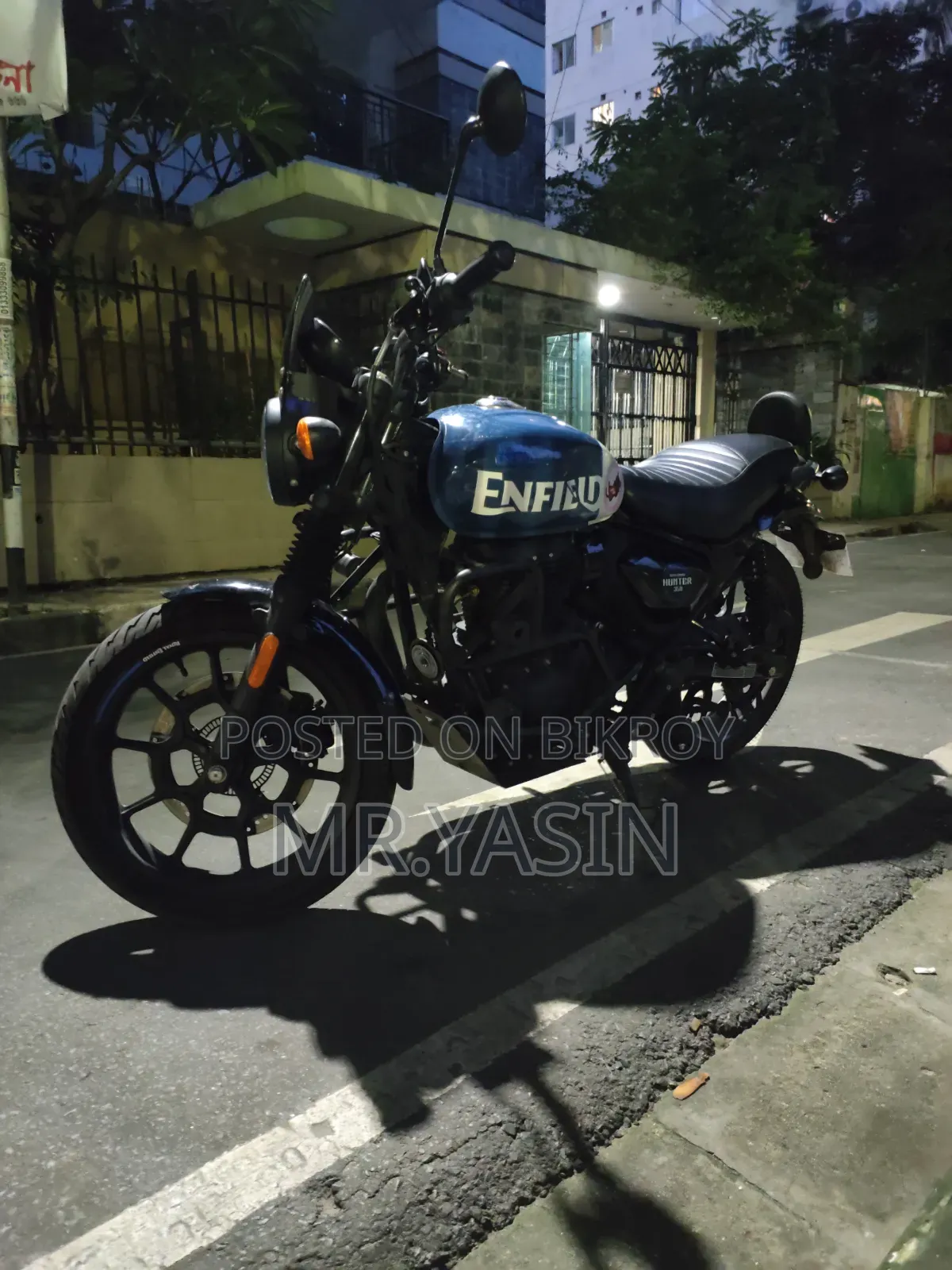 Royal Enfield Hunter 350 2025 Blue