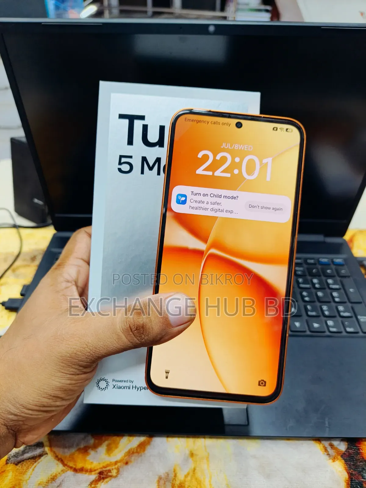 New Xiaomi Redmi Turbo 5 Max 256 GB Orange