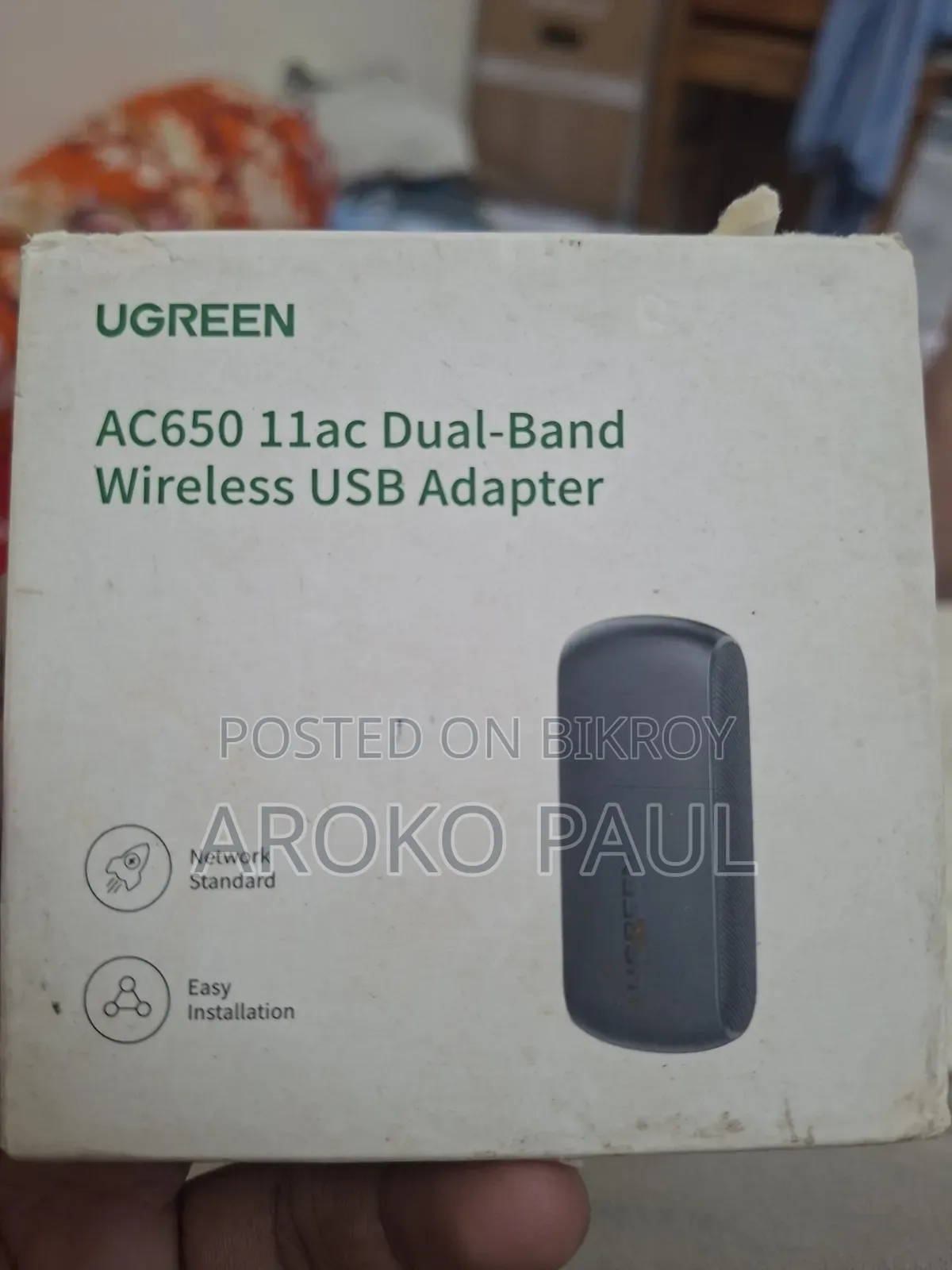 Ac650 11ac Dual-Band Wireless Usb Adapter