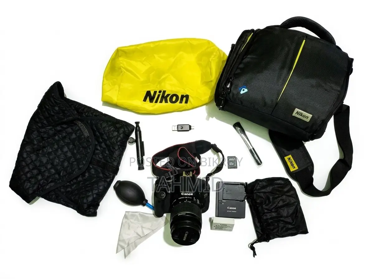 Canon Eos Kiss X5 Dslr Camera + Full Accessories