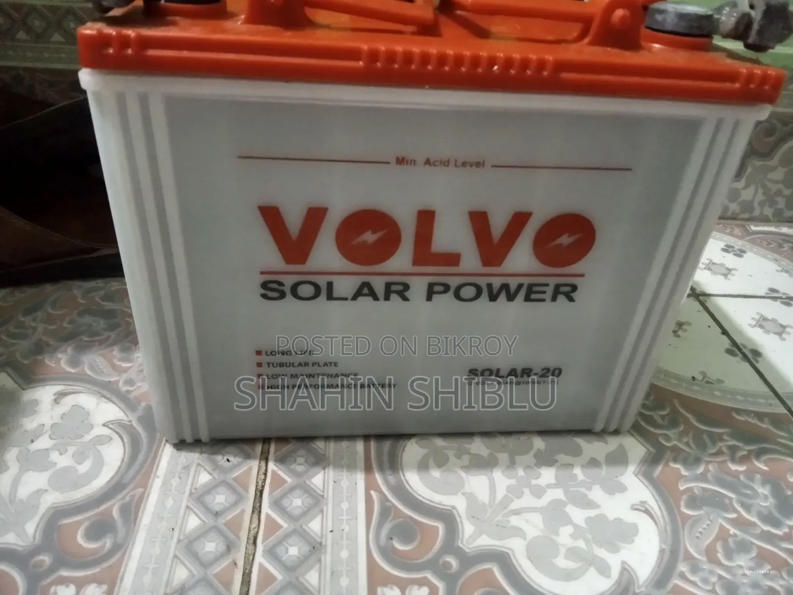 Volvo 20 Ah Solar Battery