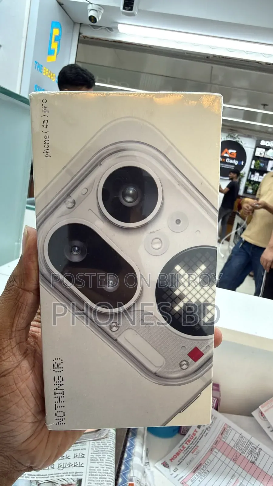 নতুন নাথিং ফোন ৪এ প্রো ১২৮ জিবি সিলভার
