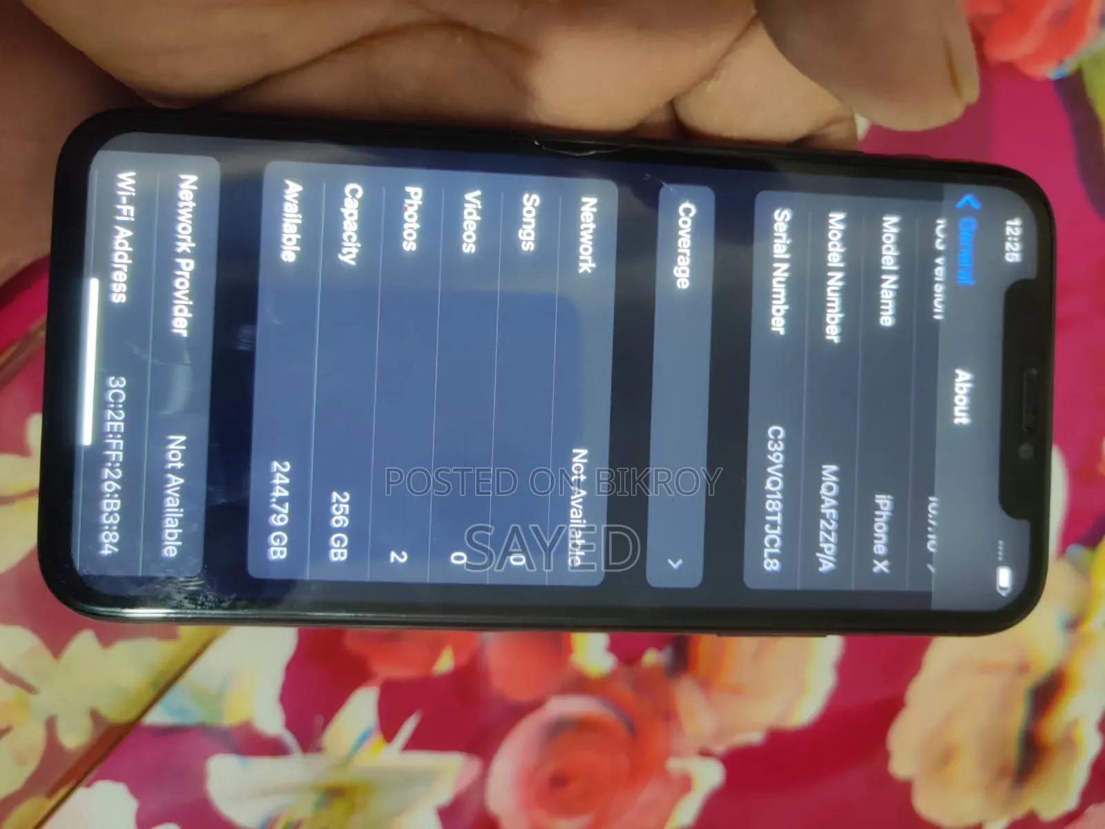 Apple iPhone X 256 GB Black