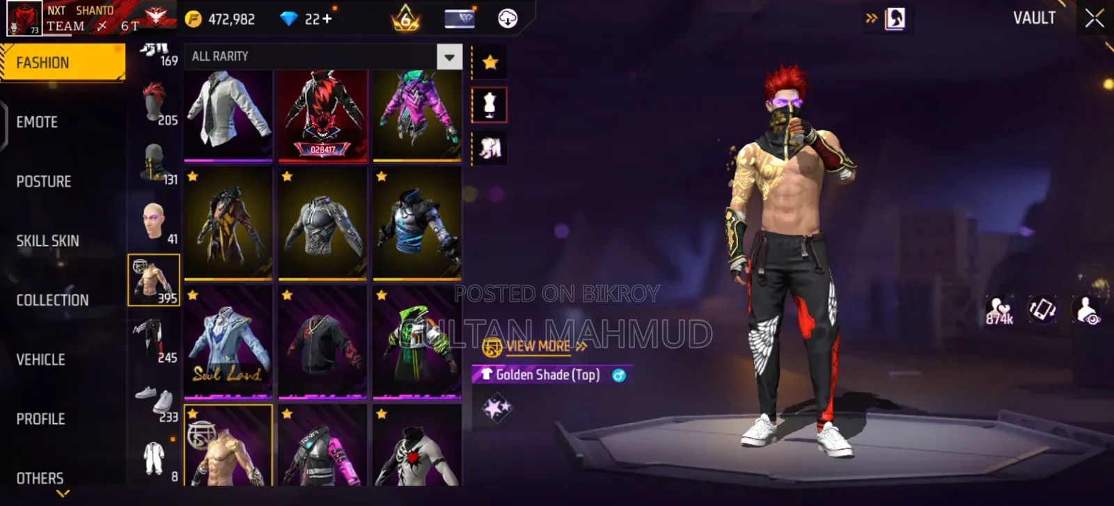 2 Evo Max Old Free Fire Account