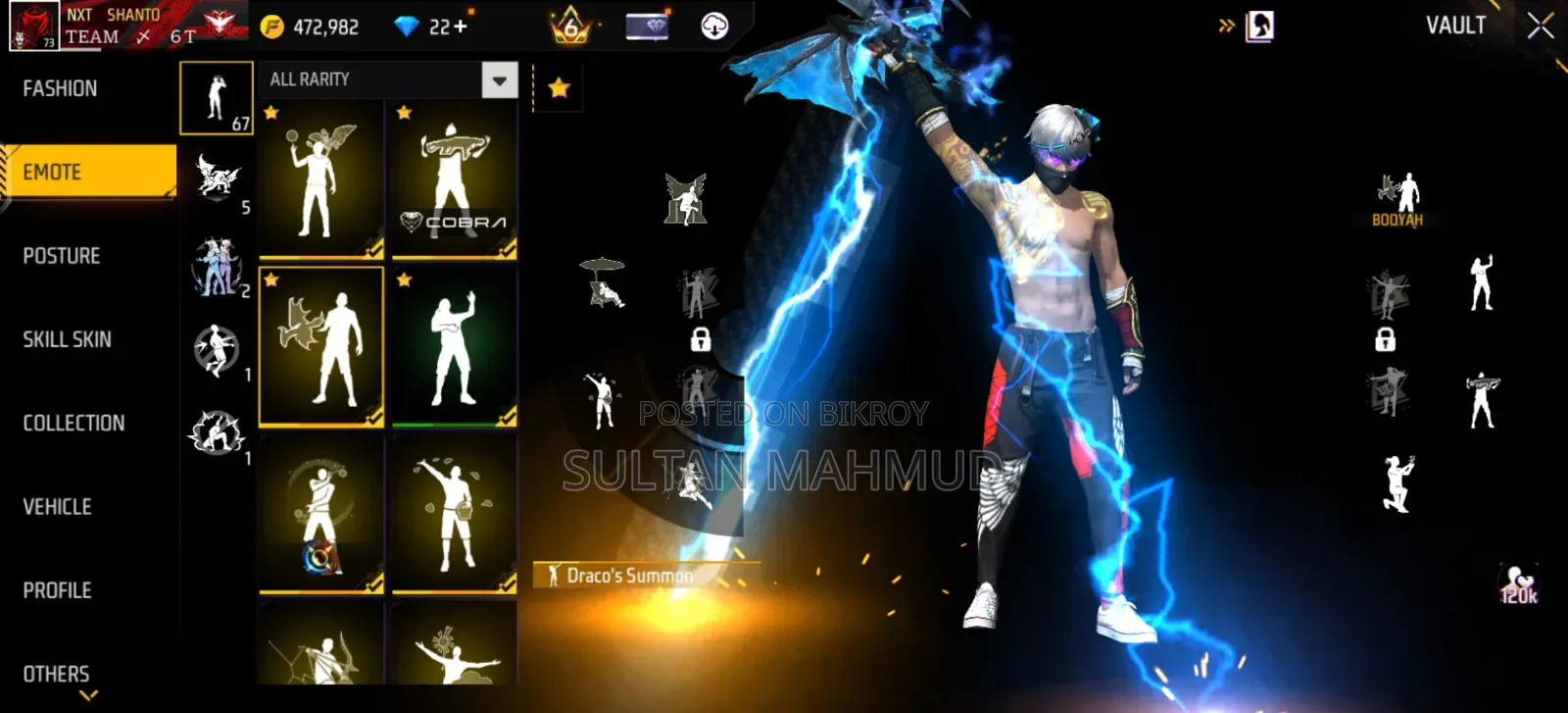 2 Evo Max Old Free Fire Account