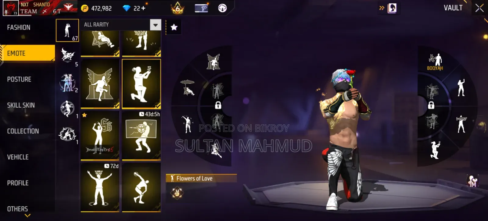 2 Evo Max Old Free Fire Account