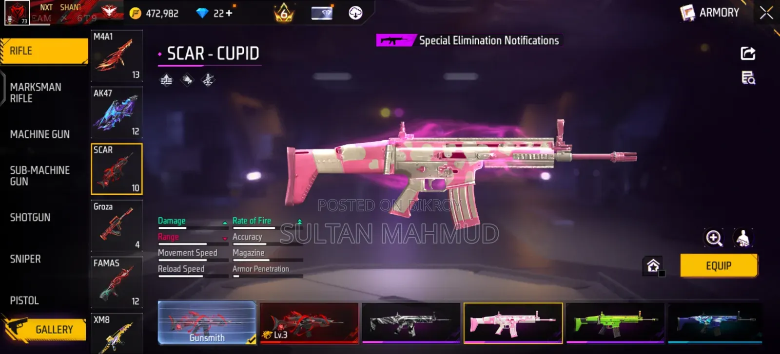 2 Evo Max Old Free Fire Account
