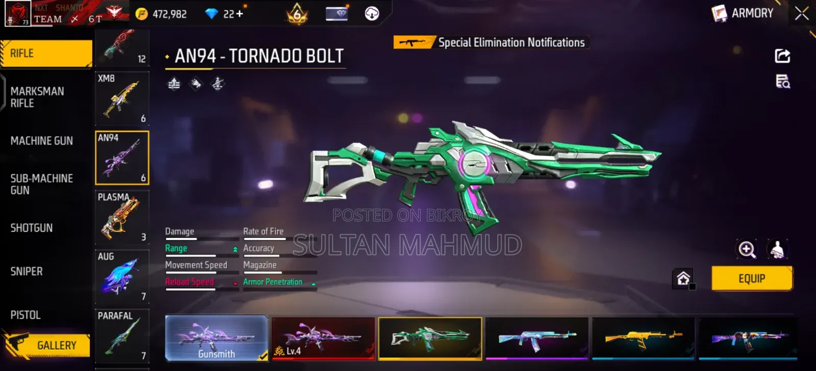 2 Evo Max Old Free Fire Account