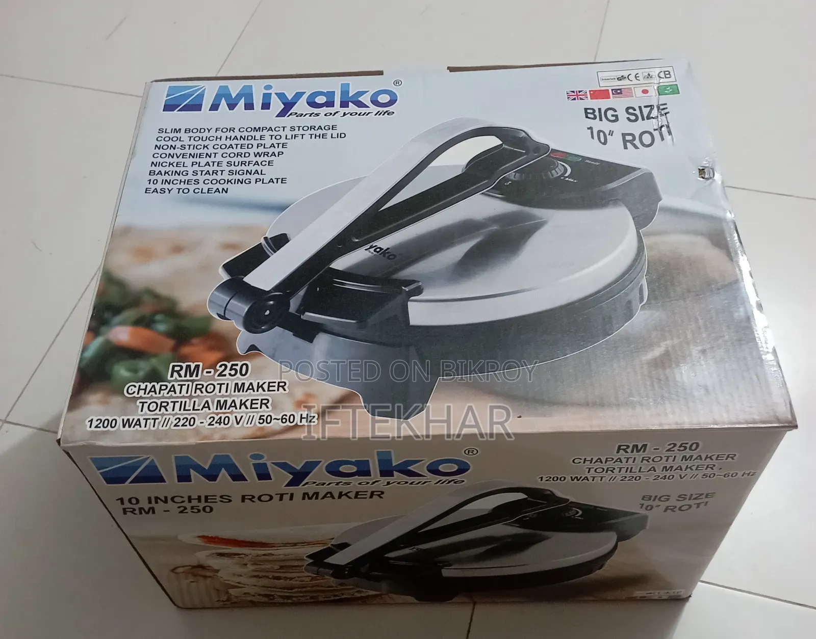 Miyako Electric Roti Maker