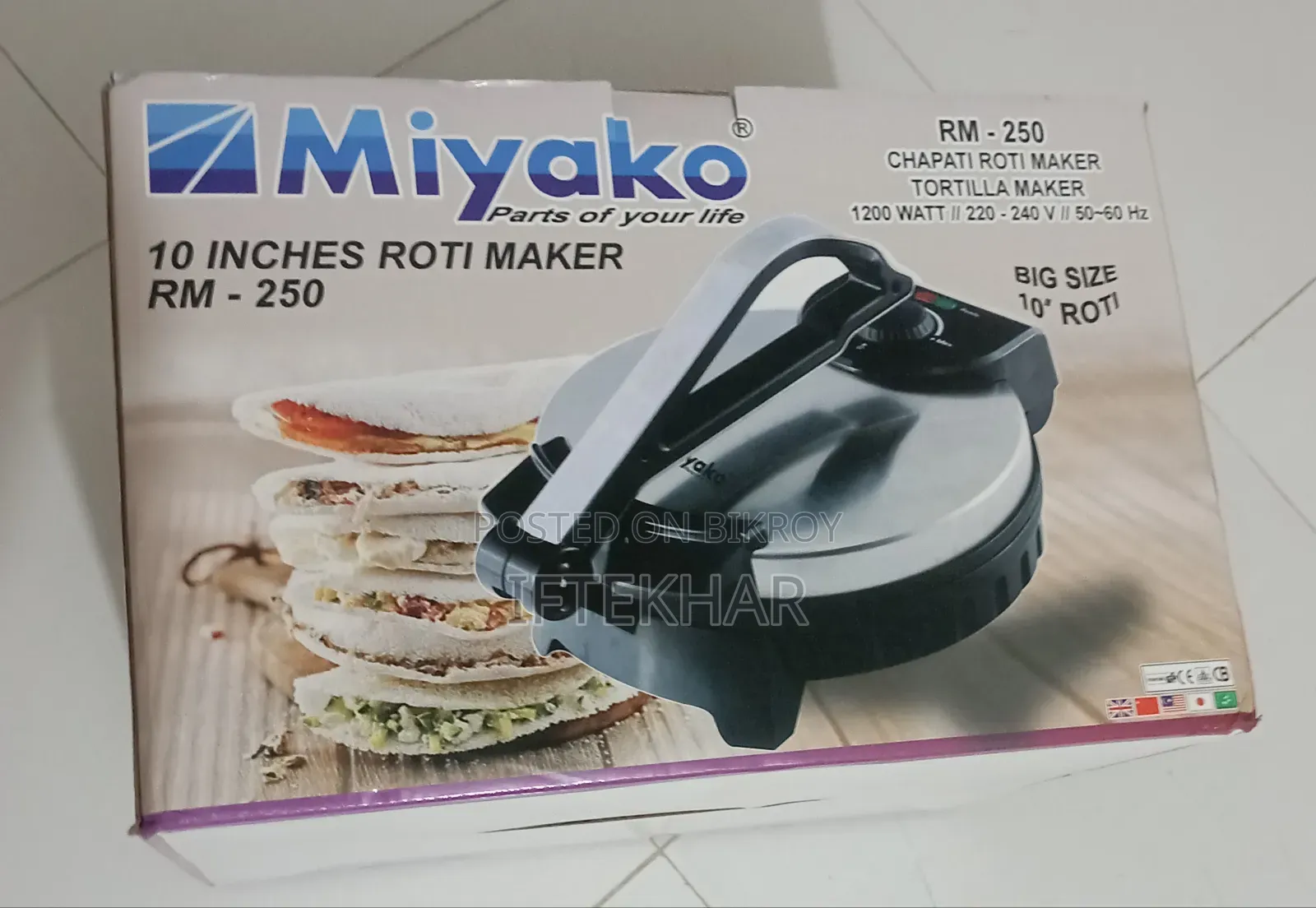 Miyako Electric Roti Maker